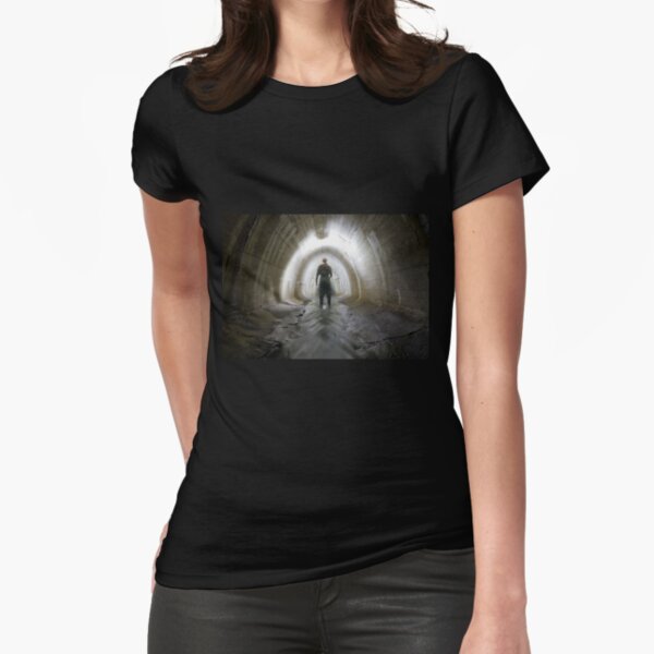 Tunnel, Canal tunnel Fitted T-Shirt