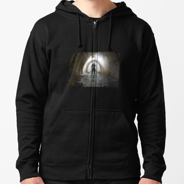 Tunnel, Canal tunnel Zipped Hoodie