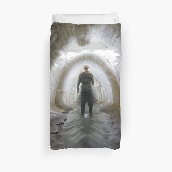 Tunnel, Canal tunnel Duvet Cover