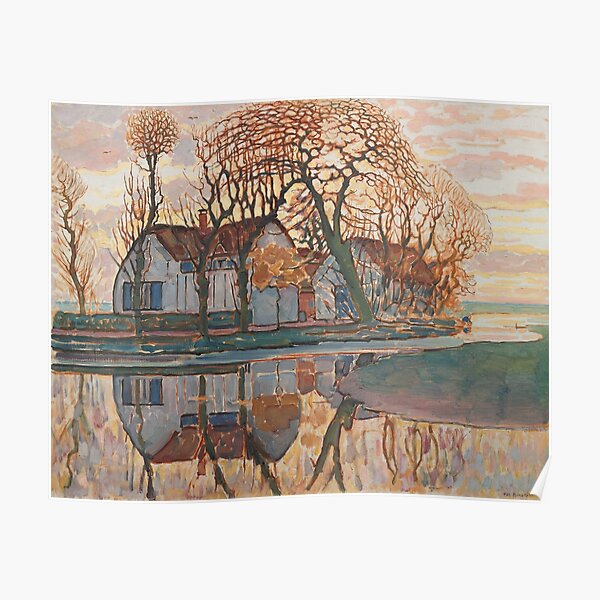 Farm near Duivendrecht (1916) by Piet Mondrian Poster