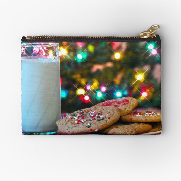 Milk & Cookies Zipper Pouch