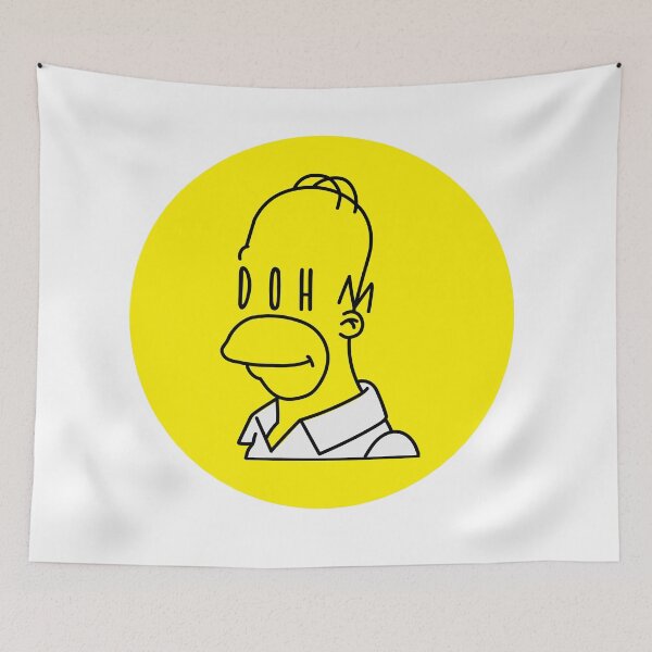 Artikelvorschau, Homer Doh Design gelb entworfen und verkauft von Pappistore.