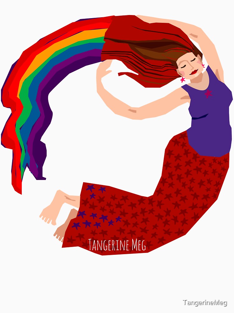 Rainbow Lady by TangerineMeg