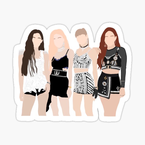 Blackpink Rose Stickers | Redbubble