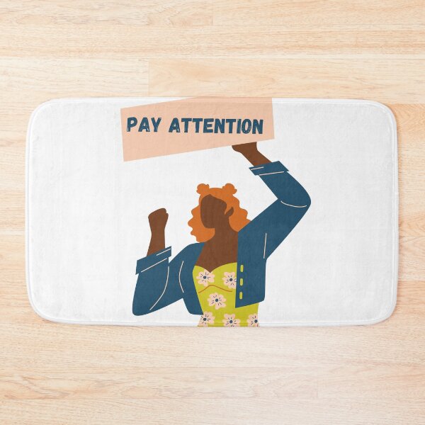 Item preview, Pay Attention - BLM designed and sold by leonardlaura.