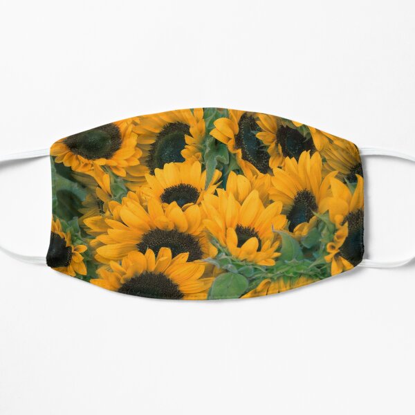 Download Yellow Sunflower Face Masks Redbubble PSD Mockup Templates