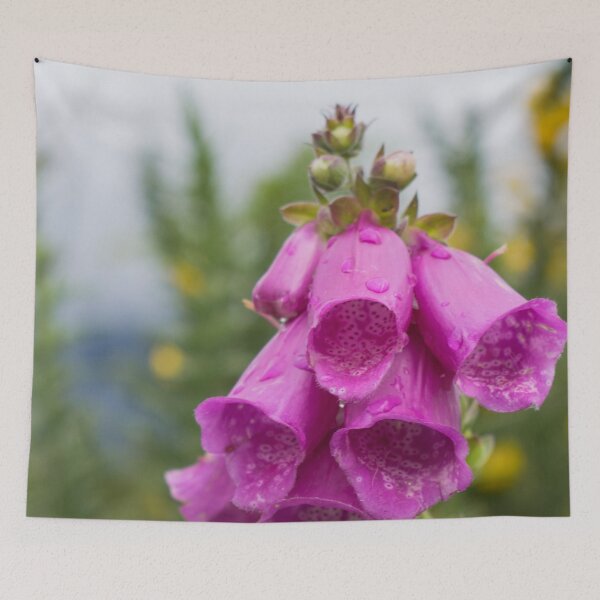 Item preview, pink flower with green leaves designed and sold by moonaliara.