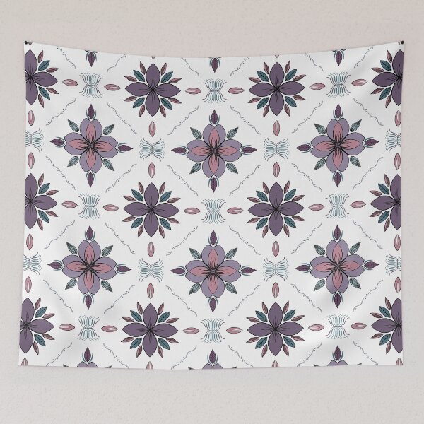 Item preview, Floral Surface Pattern - White designed and sold by DaintyDoodler.