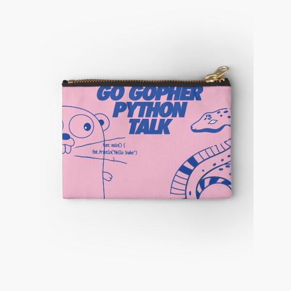 Item preview, Go gopher Python Talk designed and sold by TheMauveCat.