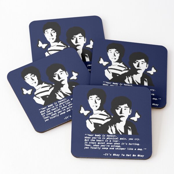 Item preview, It’s okay to not be okay sticker Gang-Tae and Sang-Tae brothers designed and sold by EmmyWhammy.