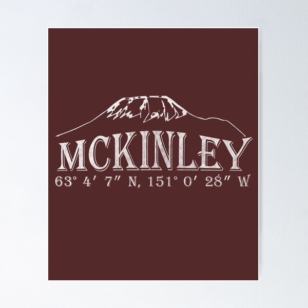 Item preview, McKinley GPS coordinates Seven Summits of Alaska designed and sold by DerNerd.