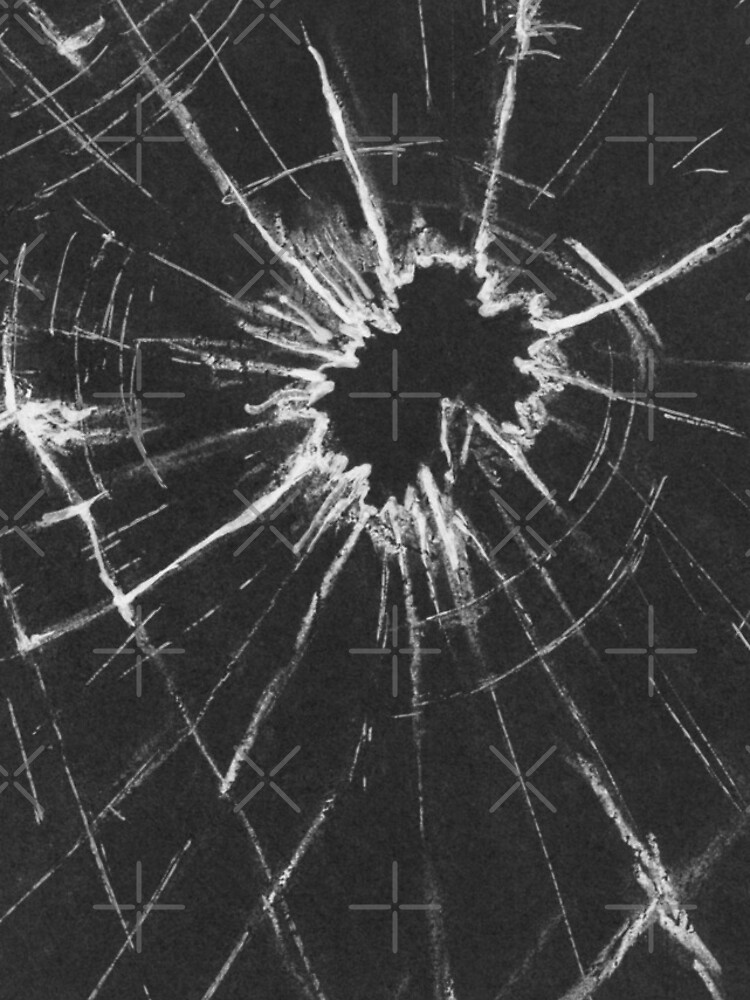 Thumbnail 4 von 4, iPhone-Hülle, Glassplitter Gemälde schwarz-weiß designt und verkauft von arpiart.