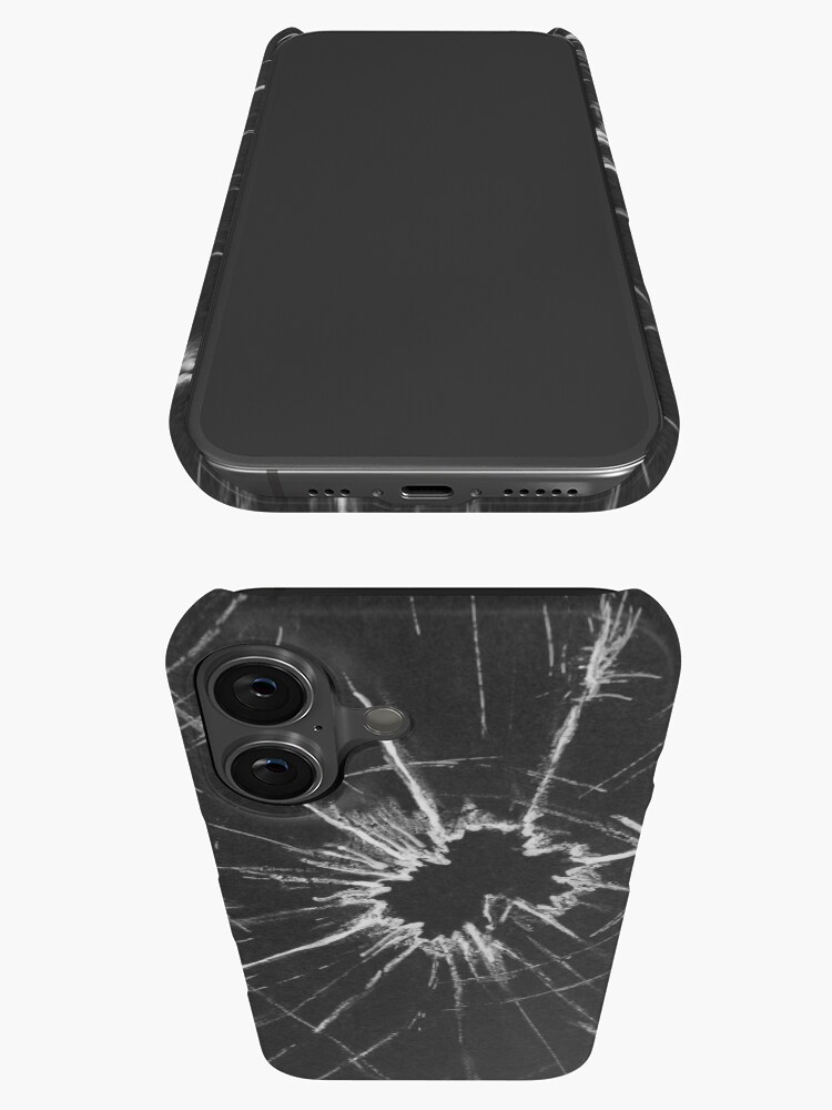 Thumbnail 3 von 4, iPhone-Hülle, Glassplitter Gemälde schwarz-weiß designt und verkauft von arpiart.
