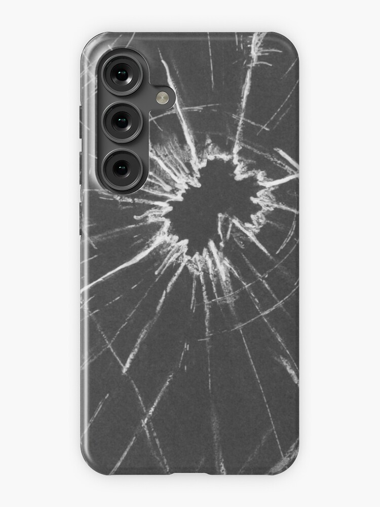 Thumbnail 1 von 4, Samsung Galaxy Handyhülle, Glassplitter Gemälde schwarz-weiß designt und verkauft von arpiart.