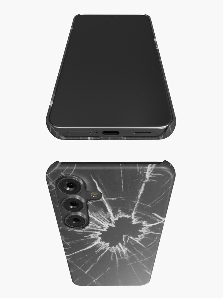 Thumbnail 3 von 4, Samsung Galaxy Handyhülle, Glassplitter Gemälde schwarz-weiß designt und verkauft von arpiart.
