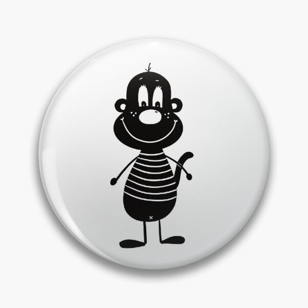Item preview, Black and white monkey designed and sold by KateCrafts.