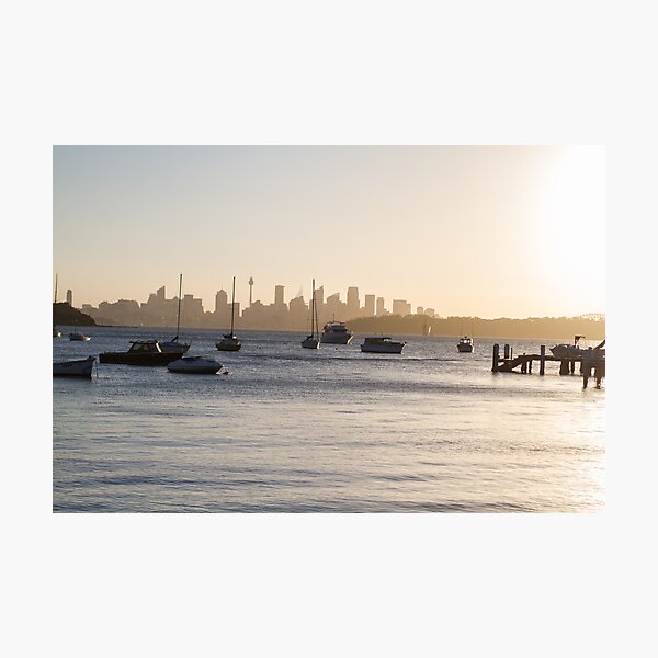 Item preview, Early evening over Sydney designed and sold by justine Gordon.