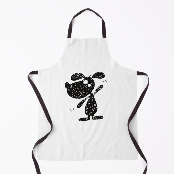 Item preview, Black and white dog nr13 designed and sold by KateCrafts.