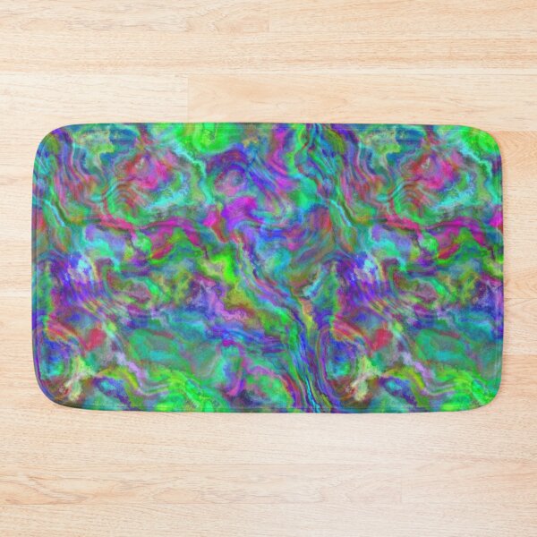 Item preview, Geometric pattern of blue - green abstraction designed and sold by Kolinnaprint.