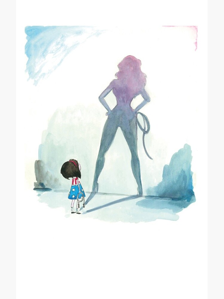 « Illustration fille super hero » par MariePoli