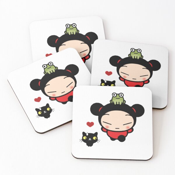Item preview, Pucca with her cat and frog designed and sold by iarasosan.