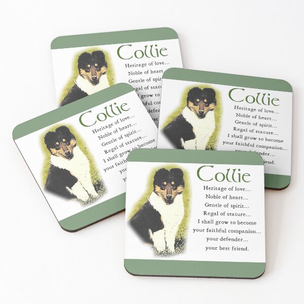 Item preview, Tri Color Collie Puppy Love Art Gifts designed and sold by springdaleshops.