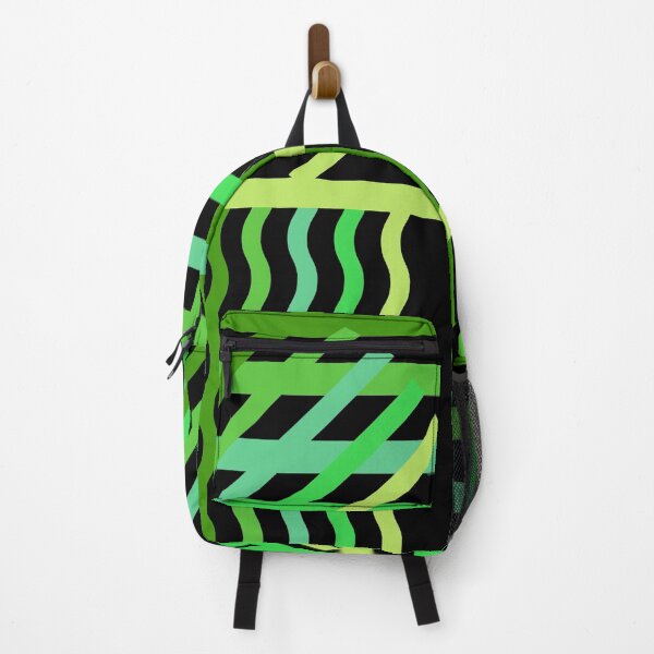 Item preview, geometric lines deco green designed and sold by WilliamsGFX.