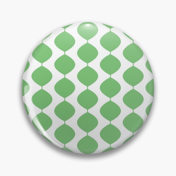 Item preview, Mid Century Modern Retro 60s Waves Pattern  (Yellow Green Light) designed and sold by Makanahele.