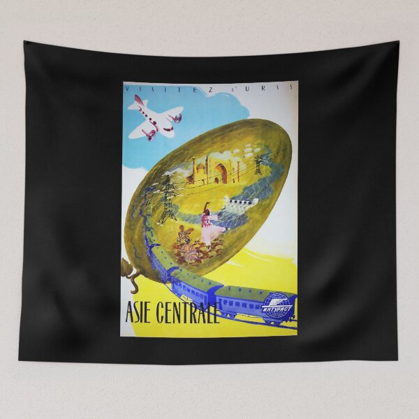 Item preview, Visitez l URSS retro poster designed and sold by CorasPosters.