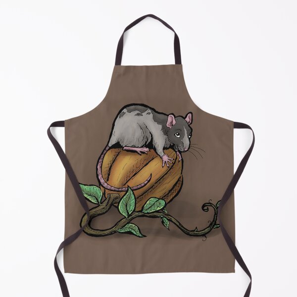 Item preview, Cute rat on a pumpkin  designed and sold by RootSpellStudio.