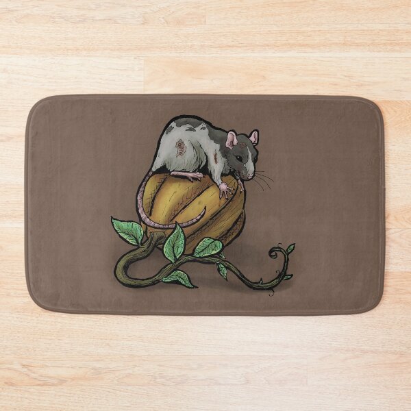 Item preview, Zombie rat on a pumpkin  designed and sold by RootSpellStudio.
