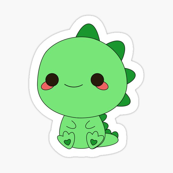 bebé t-rex Pegatina