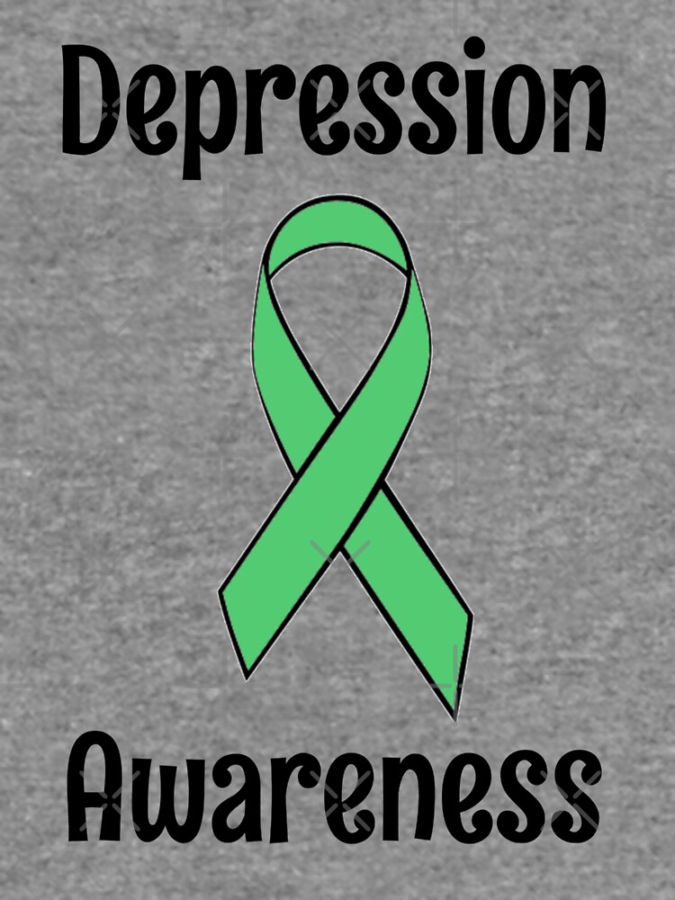 "Depression Awareness Ribbon" Lightweight Sweatshirt by DivineDesigns11 Redbubble