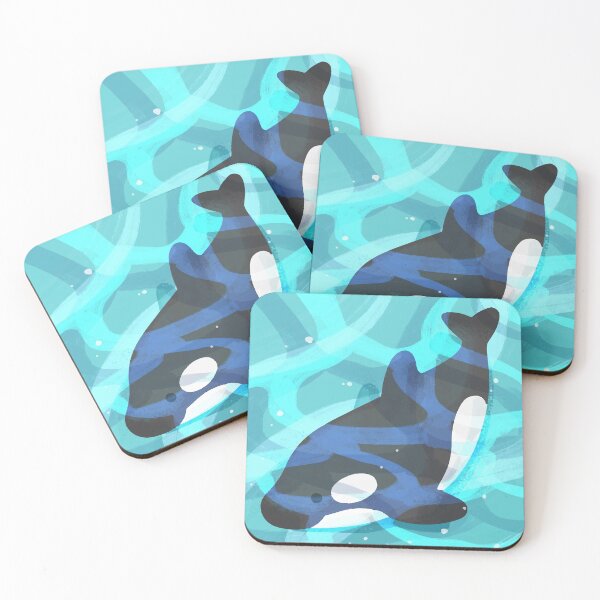 Item preview, Cute killer whale swimming in a beautiful ocean designed and sold by You Store.