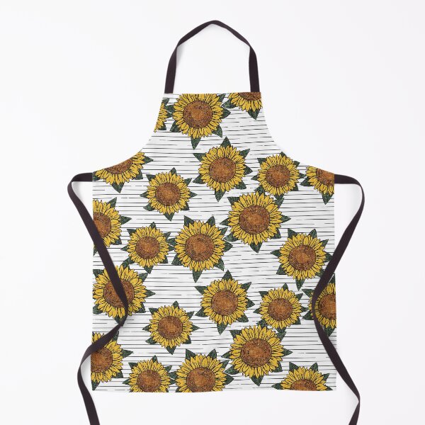 Item preview, Sunflowers on stripes designed and sold by littlearrow.