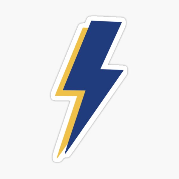 Item preview, Blue Yellow Lightning Bolt designed and sold by ec0naway.