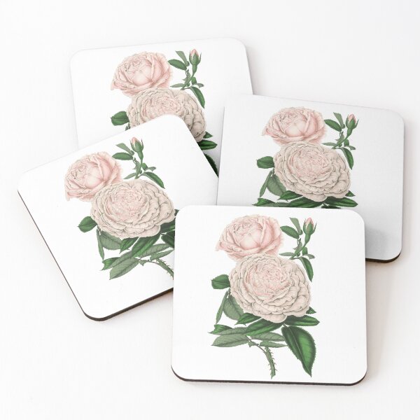 Item preview, Pink roses designed and sold by VintageArtistry.
