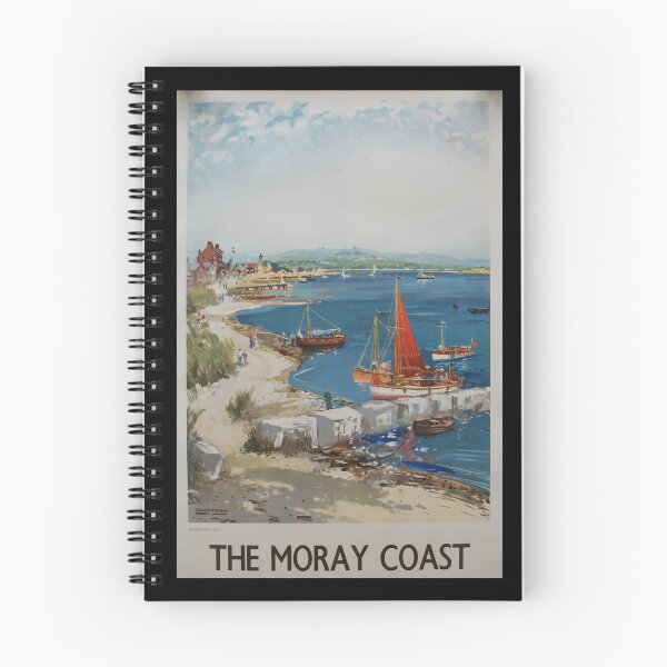 Item preview, The Moray Coast retro poster designed and sold by CorasPosters.
