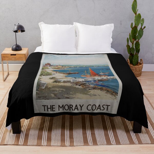 Item preview, The Moray Coast retro poster designed and sold by CorasPosters.