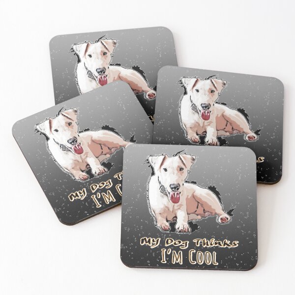 Item preview, Dog Profession - My dog thinks I'm cool Foxterrier designed and sold by amazimals.