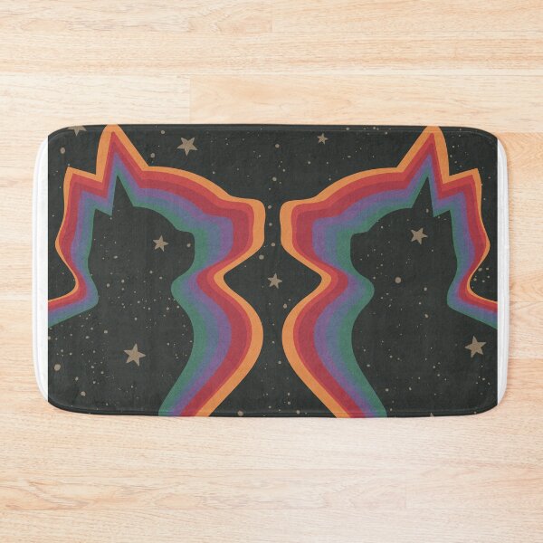 Item preview, Rainbow Cats, Cosmic Space Stars Art designed and sold by Ink Tally.