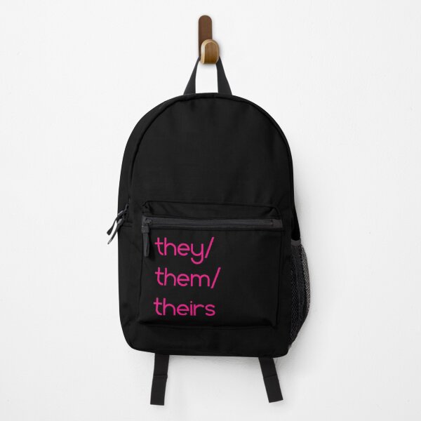 Item preview, They/them/theirs pronouns, black/pink designed and sold by TransectionP.