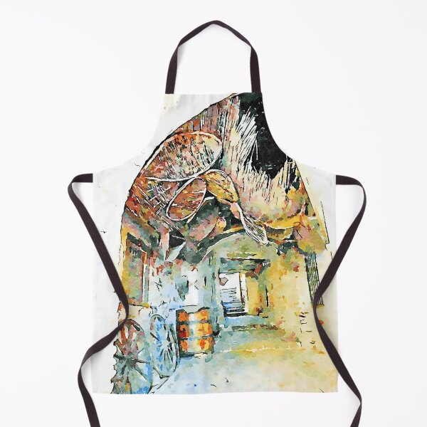 Item preview, Agropoli: view Alley with pots, barrel and two wagon wheels designed and sold by Giuseppe Cocco.