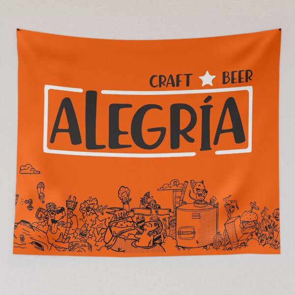 Item preview, Alegría2 Beer Logo designed and sold by Cervezasalegria.