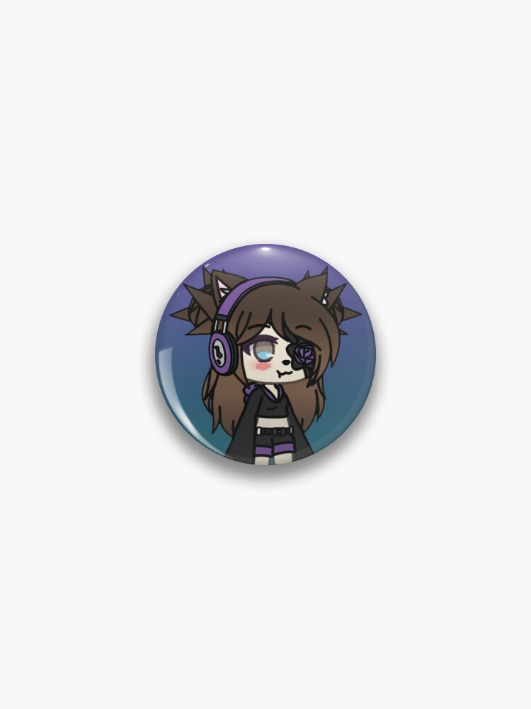 Gacha Life Series Karin The Strange Goth Girl With The Eye Patch Pin By Pignpix Redbubble