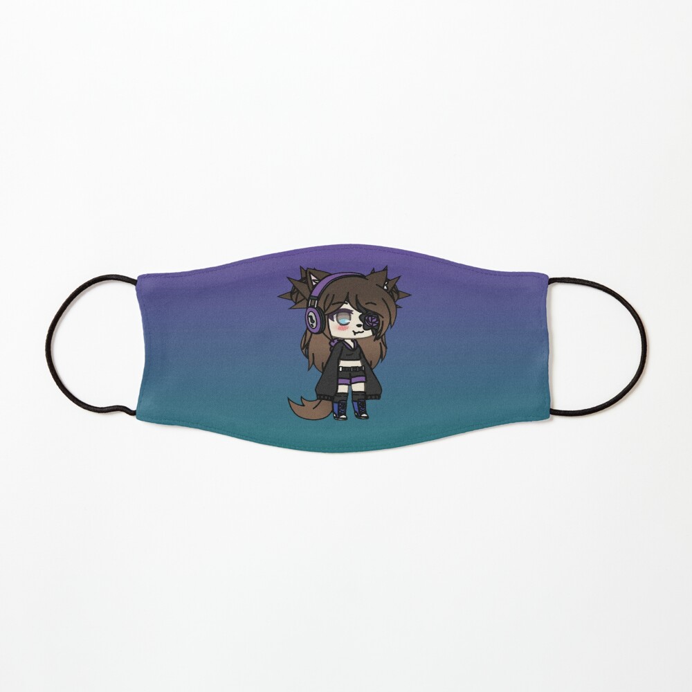 Gacha Life Series Karin The Strange Goth Girl With The Eye Patch Mask By Pignpix Redbubble