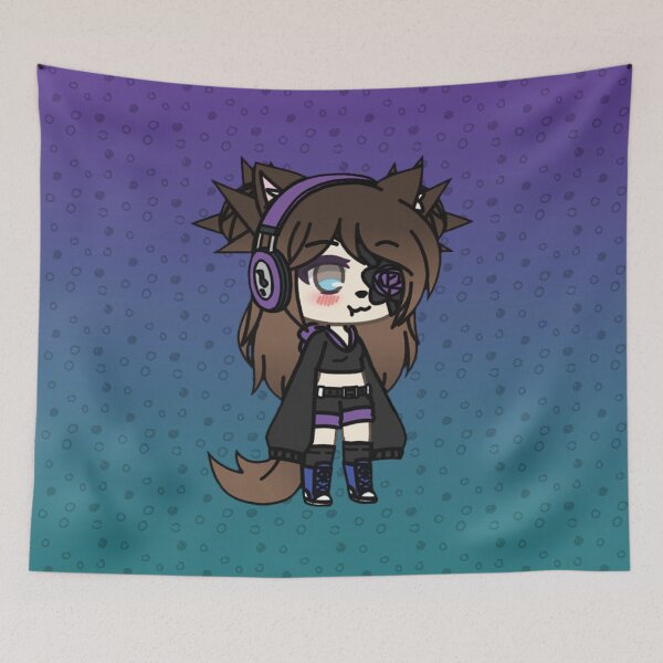 Item preview, Gacha Life Series - Karin the strange goth girl with the eye patch designed and sold by pignpix.