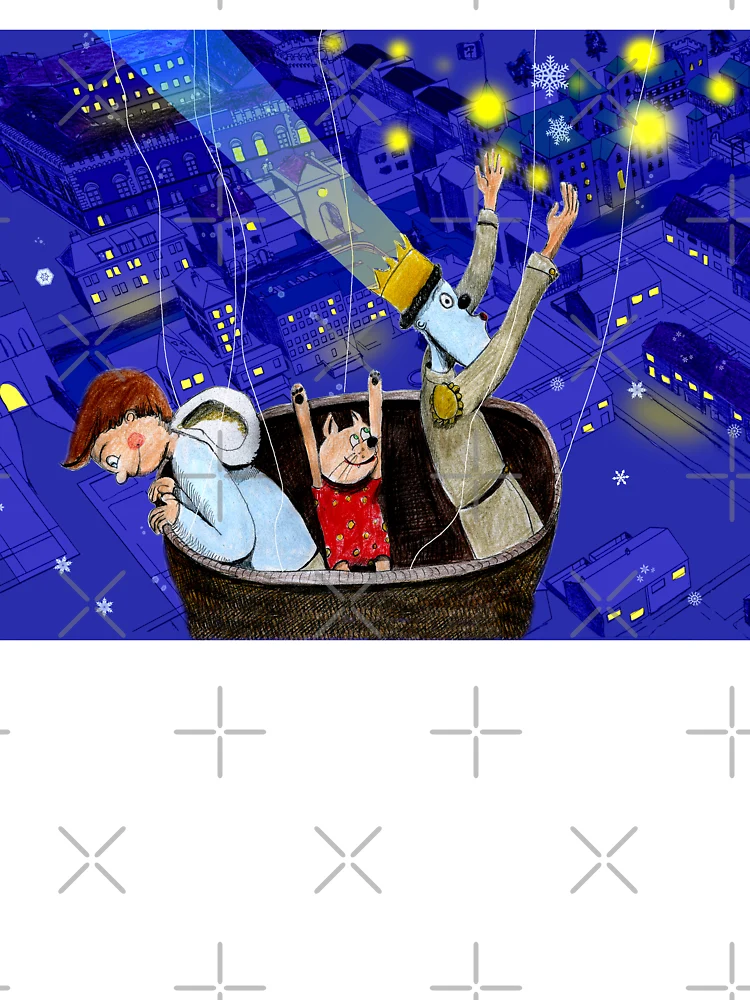 Thumbnail 7 of 7, Oversized T-Shirt, Balloon Ride designed and sold by RushingRiver.