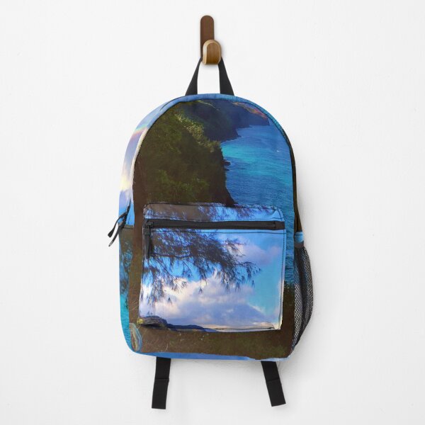 Item preview, Na’Pali Coast Rainbow on Kalalau Trail Isaiah 55:12 designed and sold by RobinetteArt.