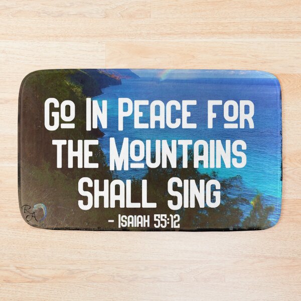 Item preview, Na’Pali Coast Rainbow on Kalalau Trail Isaiah 55:12 designed and sold by RobinetteArt.